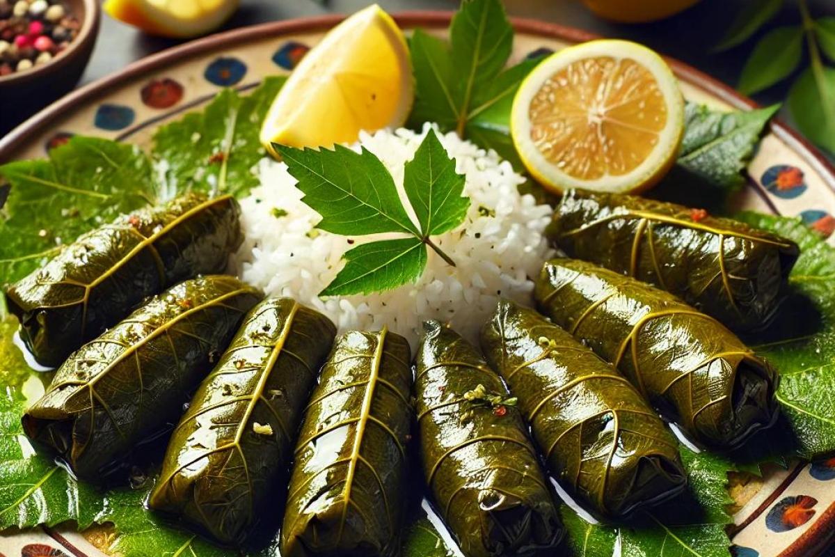 çiğ yaprak sarma