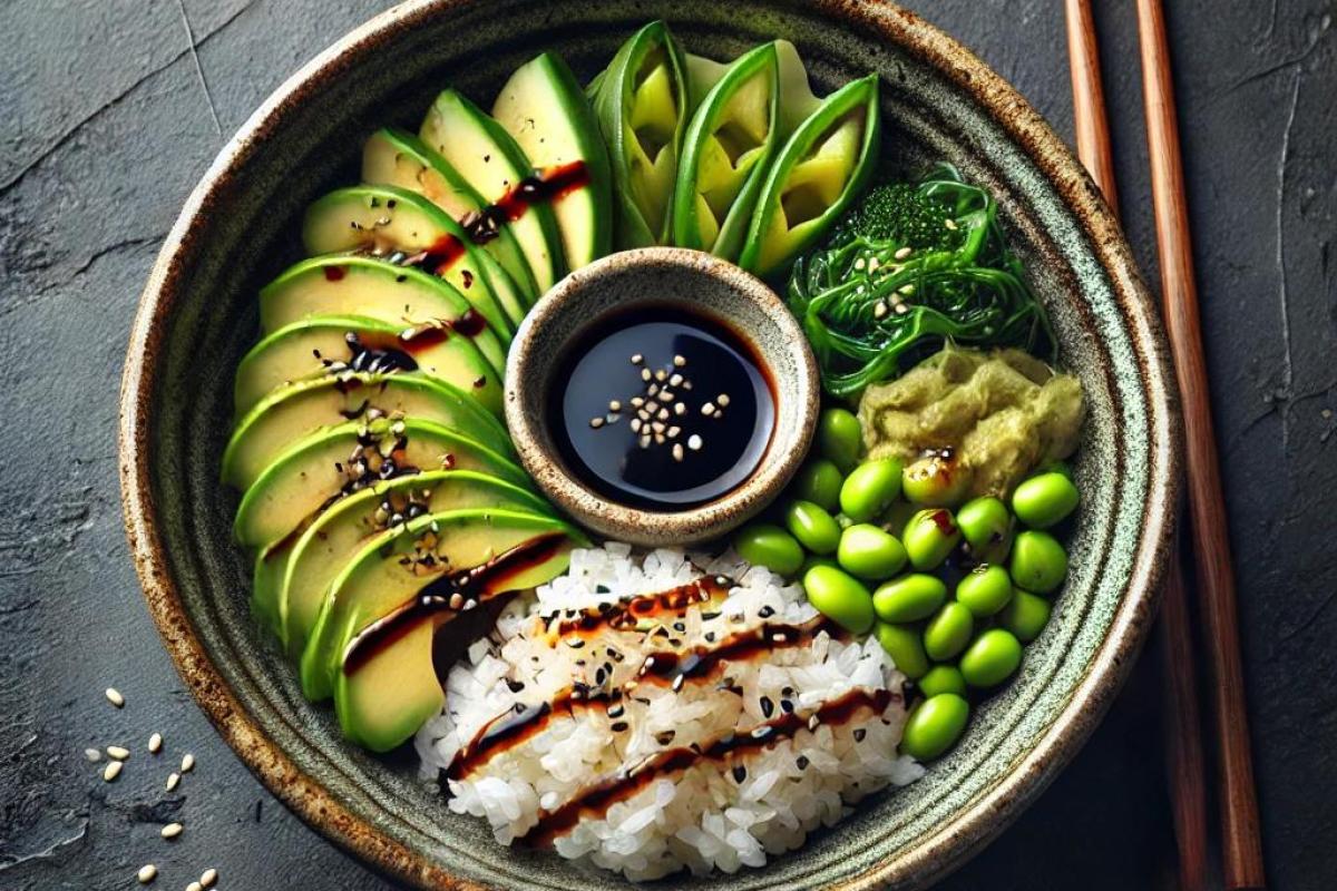 vegan sushi roll